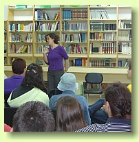 Paula Carballeira no Club de lectura